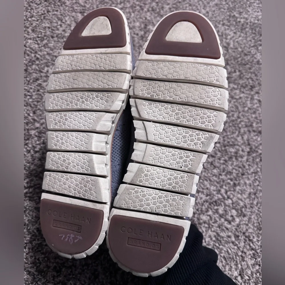 Cole Haan gray knit Gran Xero lace up dressy shoe Size 11